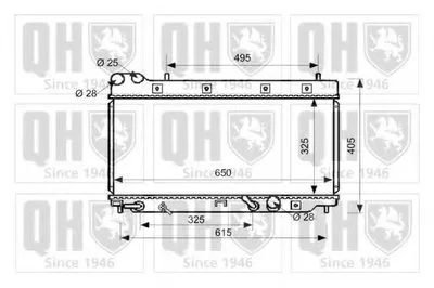 Радиатор, охлаждение двигателя QUINTON HAZELL купить