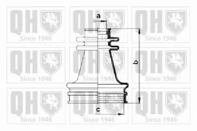 Комплект пылника, приводной вал QUINTON HAZELL купить