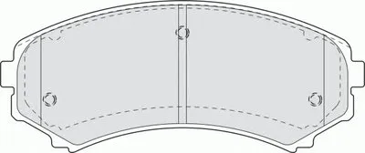 Комплект тормозных колодок, дисковый тормоз PREMIER FERODO купить