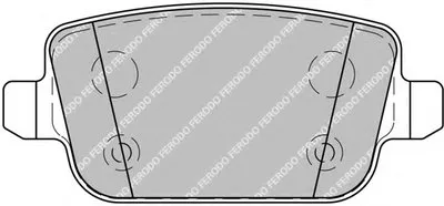 Комплект тормозных колодок, дисковый тормоз PREMIER FERODO купить