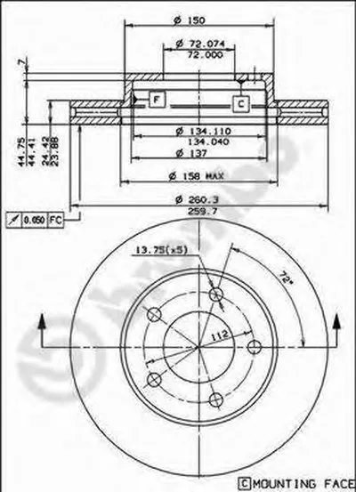 Тормозной диск AP купить