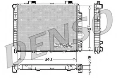 Радиатор, охлаждение двигателя DENSO купить