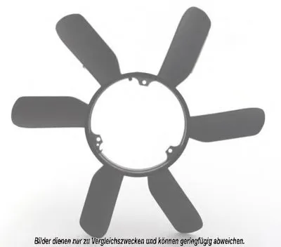 Крыльчатка вентилятора, охлаждение двигателя AKS DASIS купить