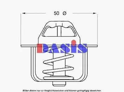 Термостат, охлаждающая жидкость AKS DASIS купить