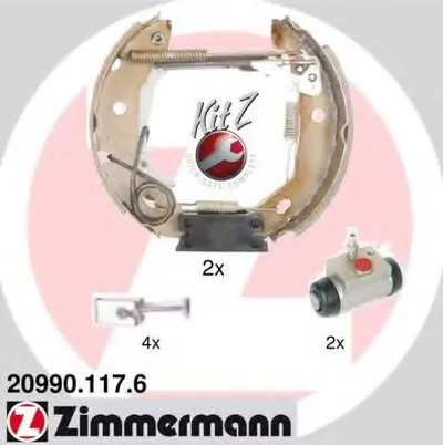 Комплект тормозных колодок KIT Z ZIMMERMANN купить