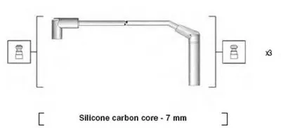 Комплект проводов зажигания MAGNETI MARELLI купить