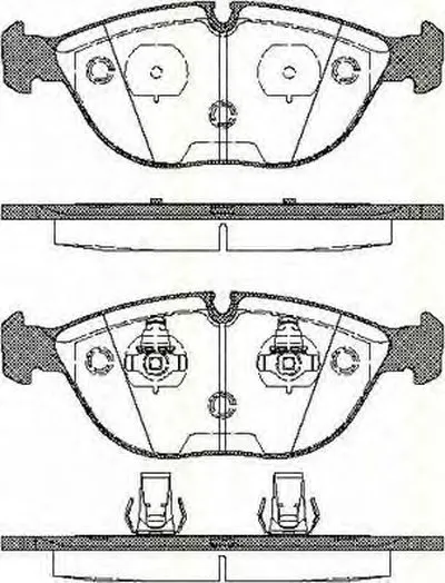 Комплект тормозных колодок, дисковый тормоз TRISCAN купить
