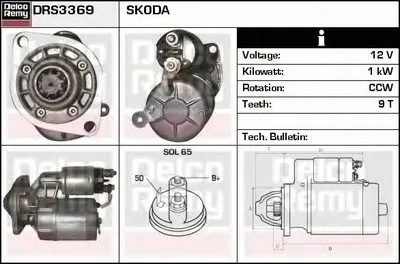 Стартер Remanufactured REMY (Light Duty) DELCO REMY купить