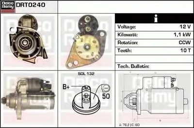 Стартер Remanufactured REMY (Light Duty) DELCO REMY купить