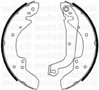 Комплект тормозных колодок METELLI купить