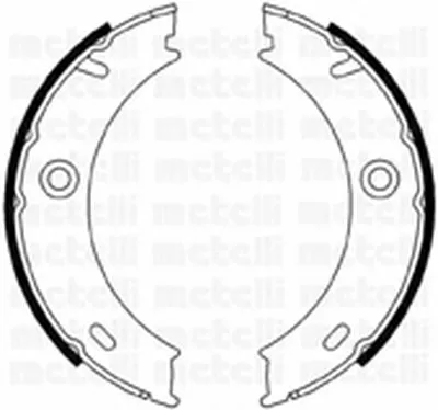 Комплект тормозных колодок, стояночная тормозная система METELLI купить