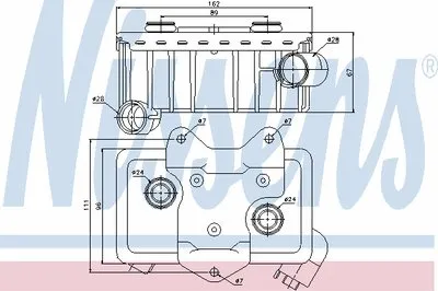 масляный радиатор, двигательное масло NISSENS купить