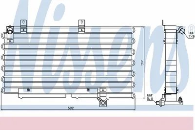 Конденсатор, кондиционер NISSENS купить