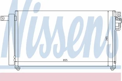 Конденсатор, кондиционер NISSENS купить