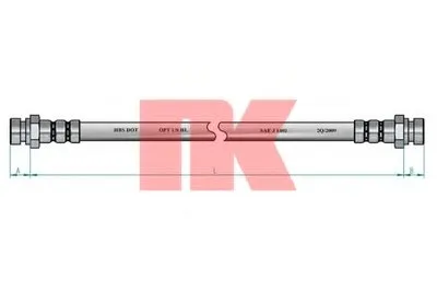 Тормозной шланг NK купить