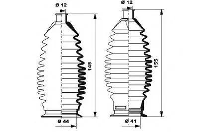 Комплект пылника, рулевое управление MOOG купить