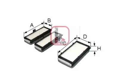 Фильтр, воздух во внутренном пространстве SOFIMA купить