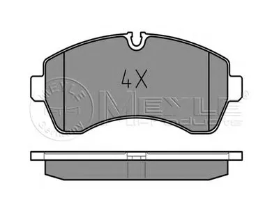 Комплект тормозных колодок, дисковый тормоз MEYLE купить