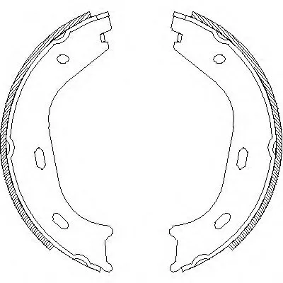 Комплект тормозных колодок, стояночная тормозная система REMSA купить