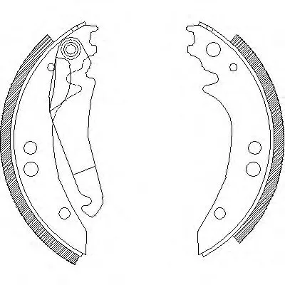 Комплект тормозных колодок REMSA купить