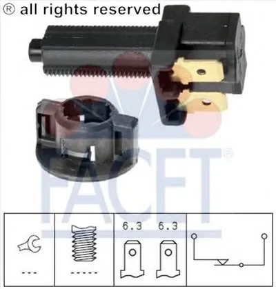 Выключатель фонаря сигнала торможения FACET купить