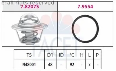 Термостат, охлаждающая жидкость FACET купить