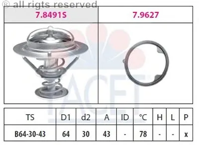 Термостат, охлаждающая жидкость FACET купить