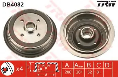 Тормозной барабан TRW купить