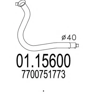 Труба выхлопного газа MTS купить
