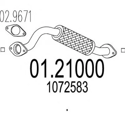 Труба выхлопного газа MTS купить
