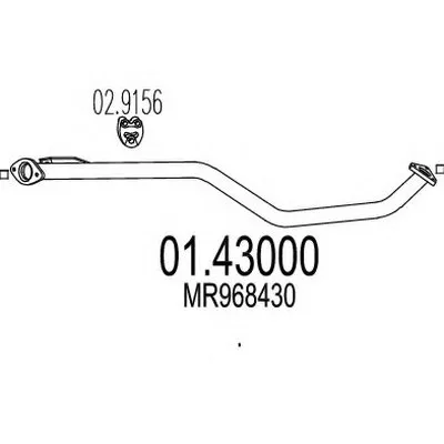 Труба выхлопного газа MTS купить
