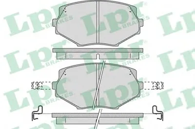 Комплект тормозных колодок, дисковый тормоз LPR купить