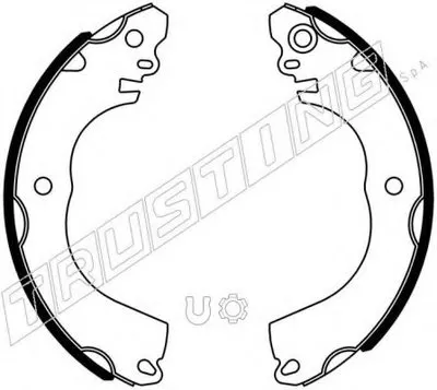 Комплект тормозных колодок TRUSTING купить