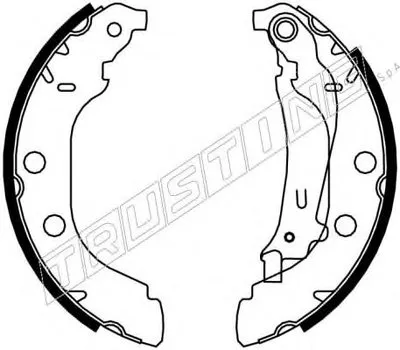Комплект тормозных колодок REPARATION KIT TRUSTING купить