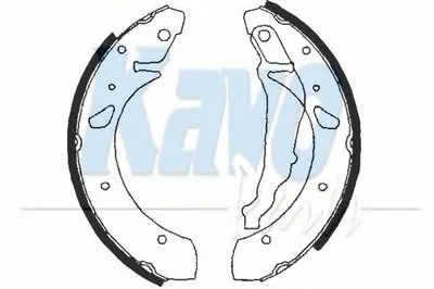 Комплект тормозных колодок MK KASHIYAMA KAVO PARTS купить