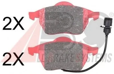 Комплект тормозных колодок, дисковый тормоз SPORTLINE A.B.S. купить