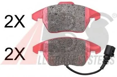 Комплект тормозных колодок, дисковый тормоз SPORTLINE A.B.S. купить