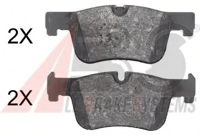 Комплект тормозных колодок, дисковый тормоз A.B.S. купить