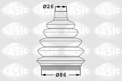 Комплект пылника, приводной вал SASIC купить