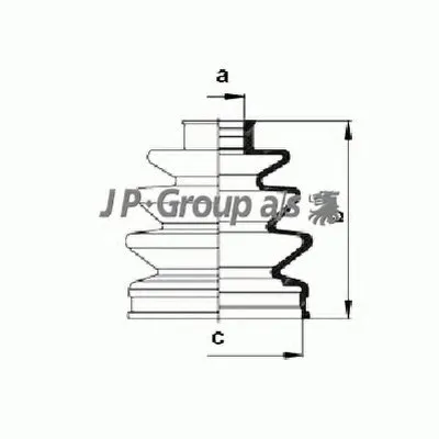 Комплект пылника, приводной вал QH JP GROUP купить