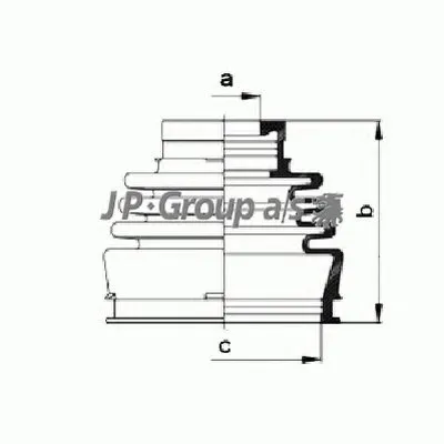 Комплект пылника, приводной вал QH JP GROUP купить