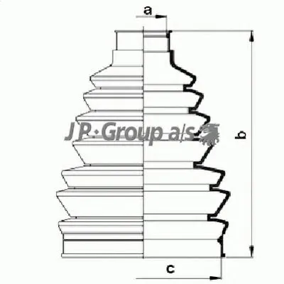 Комплект пылника, приводной вал QH JP GROUP купить