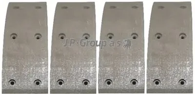 Комплект тормозных башмаков, барабанные тормоза CLASSIC JP GROUP купить