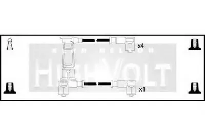 Комплект проводов зажигания HighVolt STANDARD купить