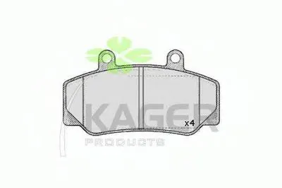 Комплект тормозных колодок, дисковый тормоз KAGER купить