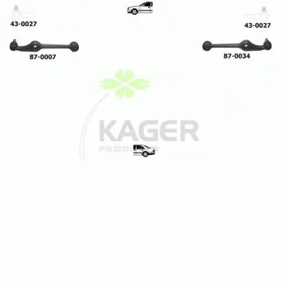 Подвеска колеса KAGER купить