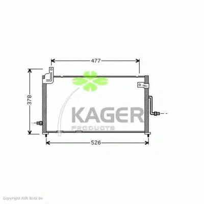 Конденсатор, кондиционер KAGER купить
