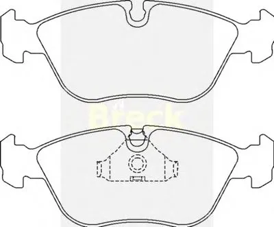 Комплект тормозных колодок, дисковый тормоз BRECK купить