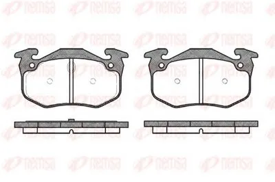 Комплект тормозных колодок, дисковый тормоз KAWE купить