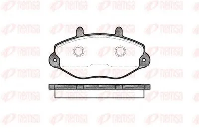 Комплект тормозных колодок, дисковый тормоз KAWE купить